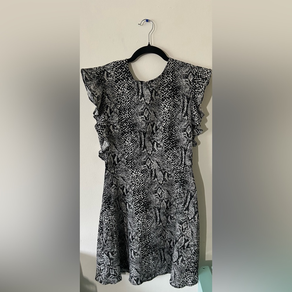 Who What Wear Snake Print Dress